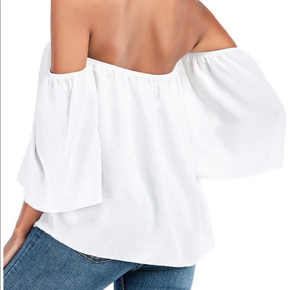 3/$30 NWOT White OTS top. - Picture 2 of 2